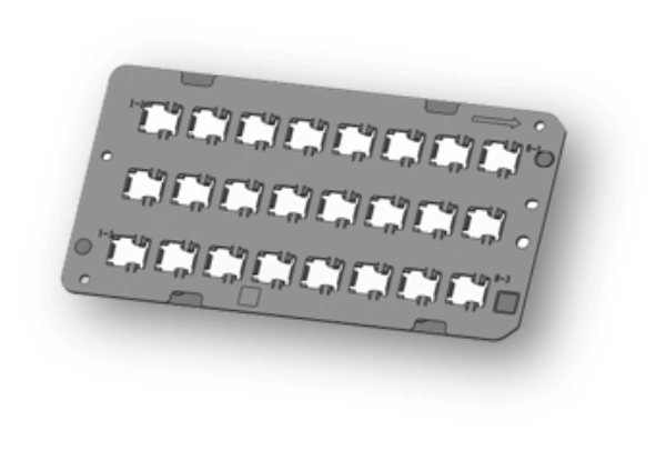 Optical carrier/SMT carrier