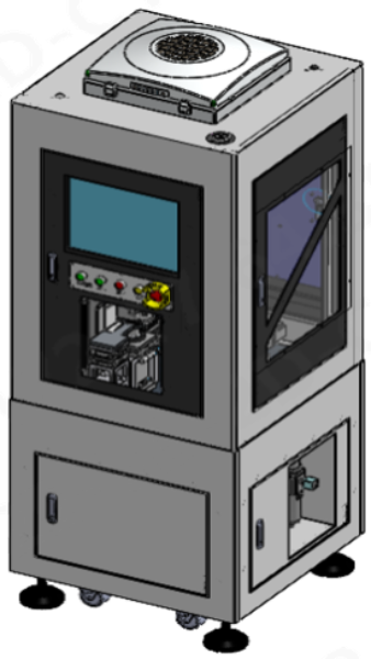 Lens eccentricity detection equipment
